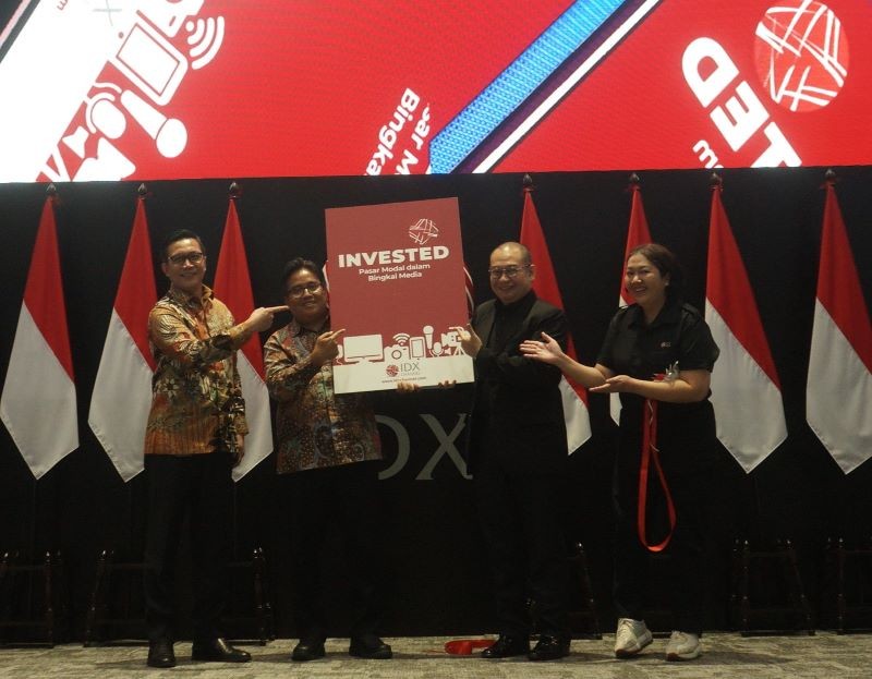 Jadi Kado CMM 2023, IDX Channel Luncurkan INVESTED Pasar Modal dalam Bingkai Media. (Foto: MNC Media)
