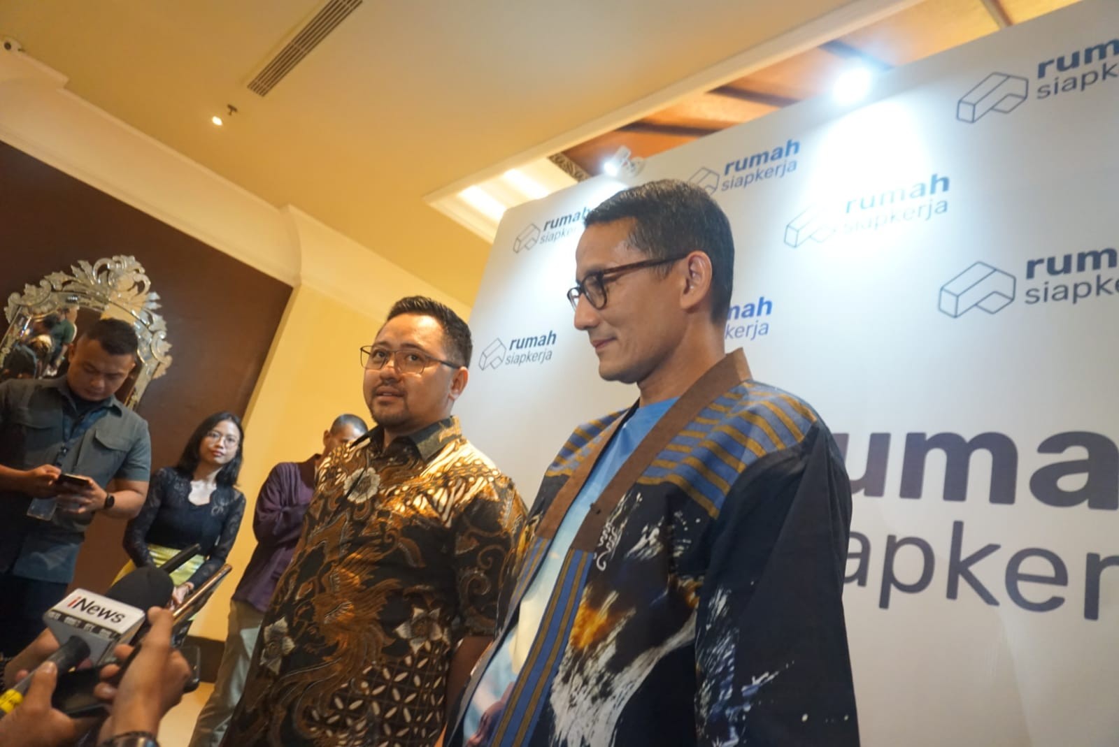 Sandiaga Uno Optimistis Piala Dunia U-17 Bisa Tarik 10 Ribu Wisatawan. (Foto: Erfan Erlin/MNC Media)