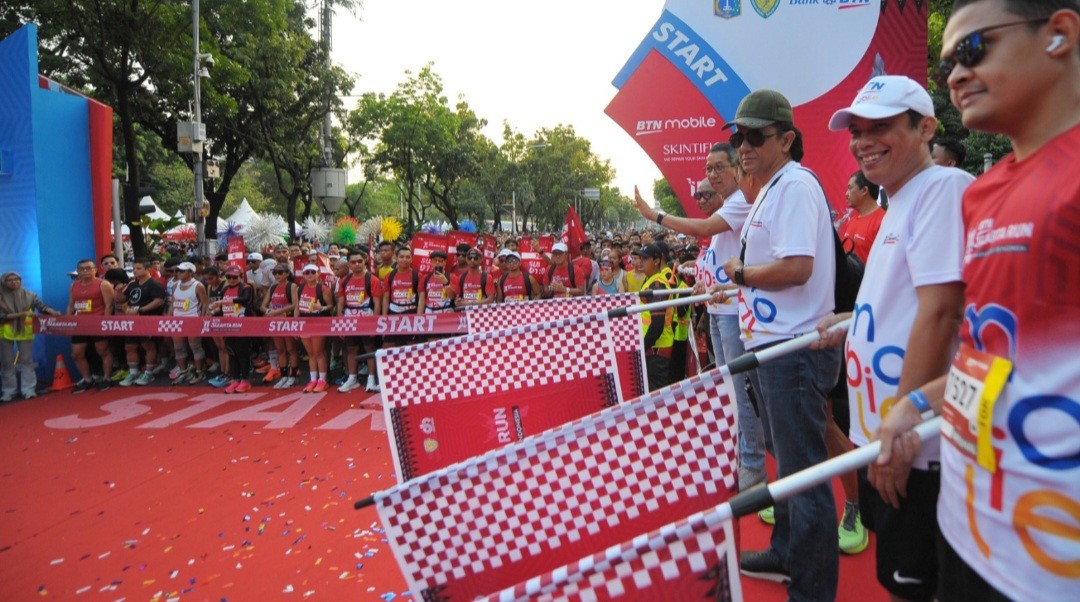 12.600 Pelari Ikut Meriahkan BTN Jakarta RUN 2023 (FOTO:Dok BTN)