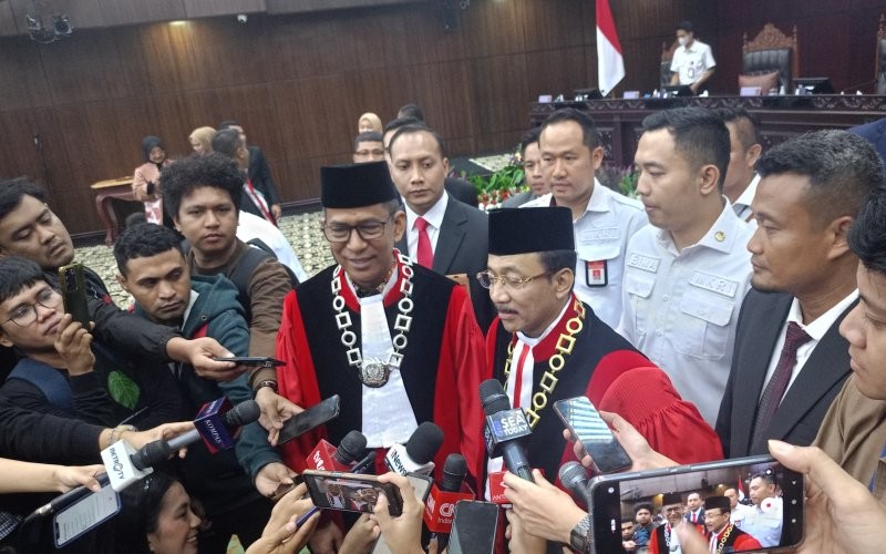 Ketua Mahkamah Konstitusi (MK) Suhartoyo menggantikan pendahulunya Anwar Usman.