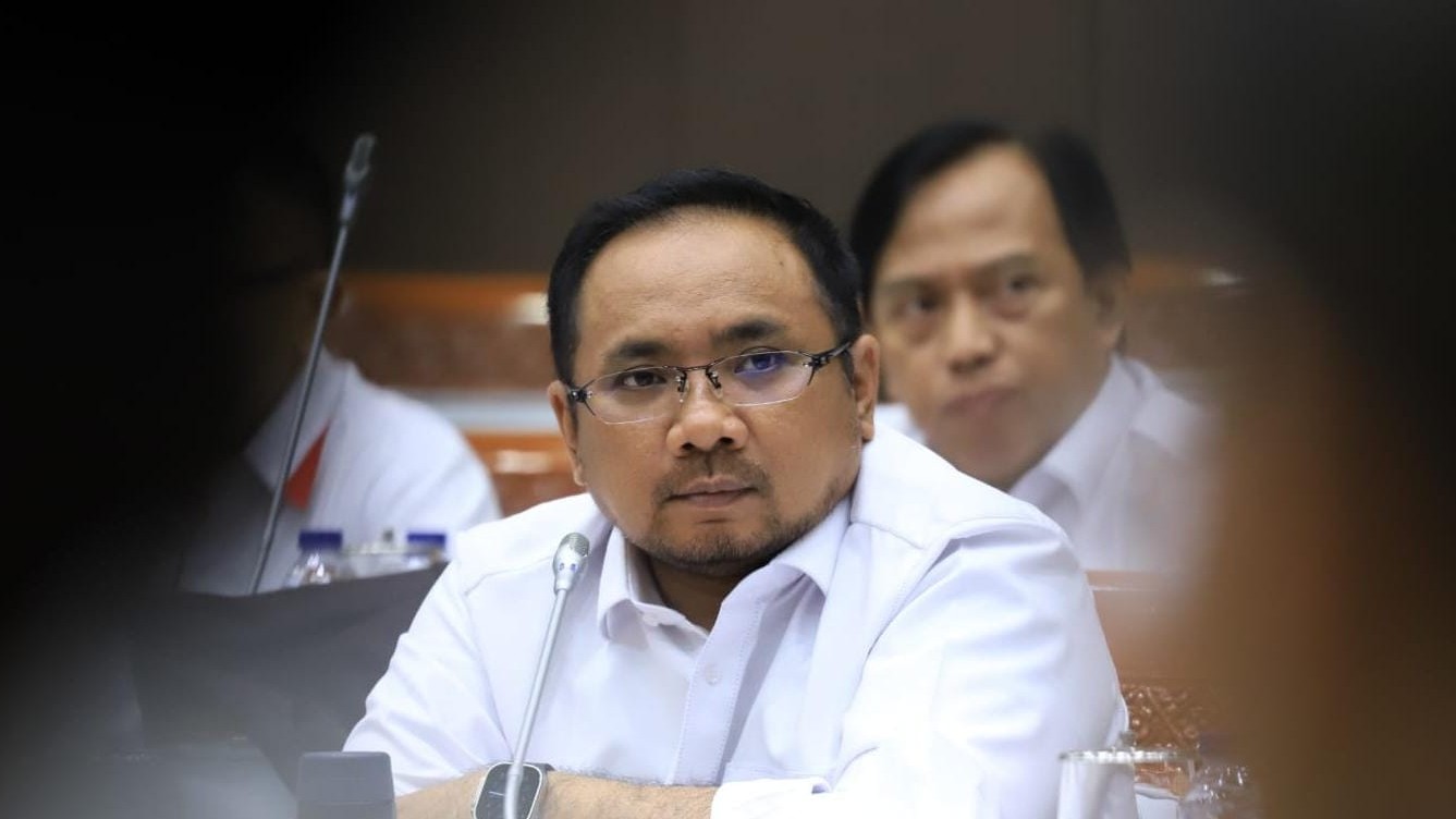 Menag Yaqut Minta Konsep Haji Ramah Lansia Terus Dikembangkan. (Foto MNC Media)