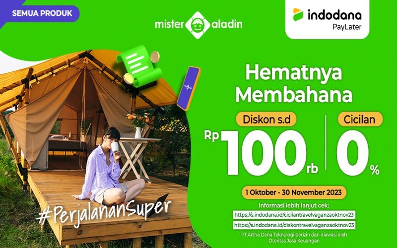 Liburan Hemat Membahana Bareng Mister Aladin dan Indodana. Foto: MNC Media