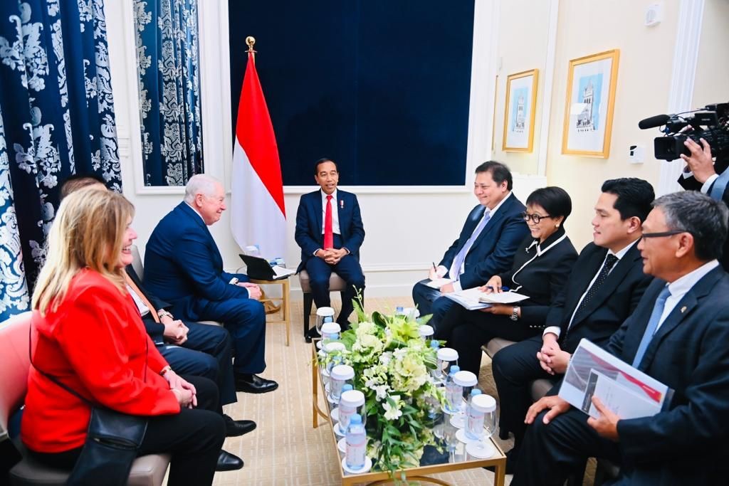 Jokowi Bertemu Bos Freeport di AS, Berikut Ini Sejumlah Hal yang Dibahas. (Foto Setpres)
