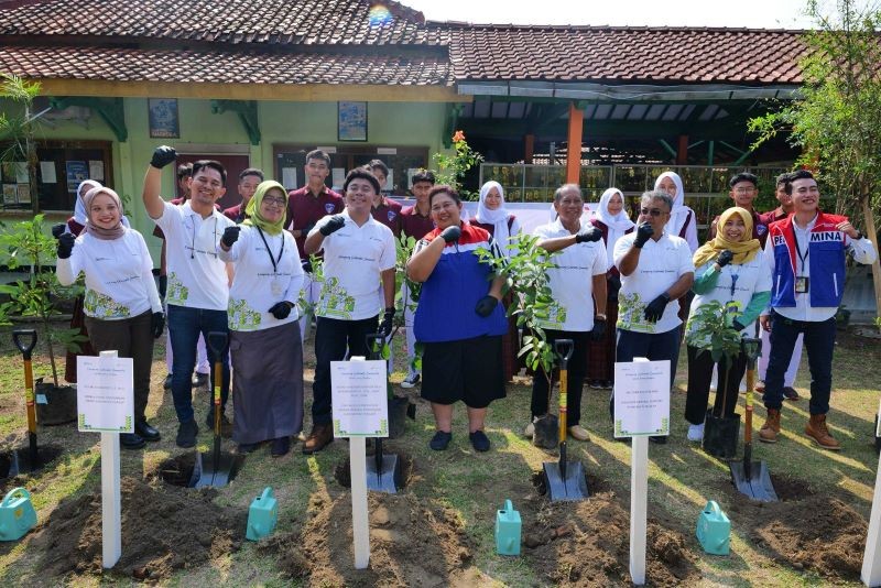 Pertamina Gandeng Generasi Muda Wujudkan Sekolah Energi Berdikari di Cilacap. (Foto: MNC Media)