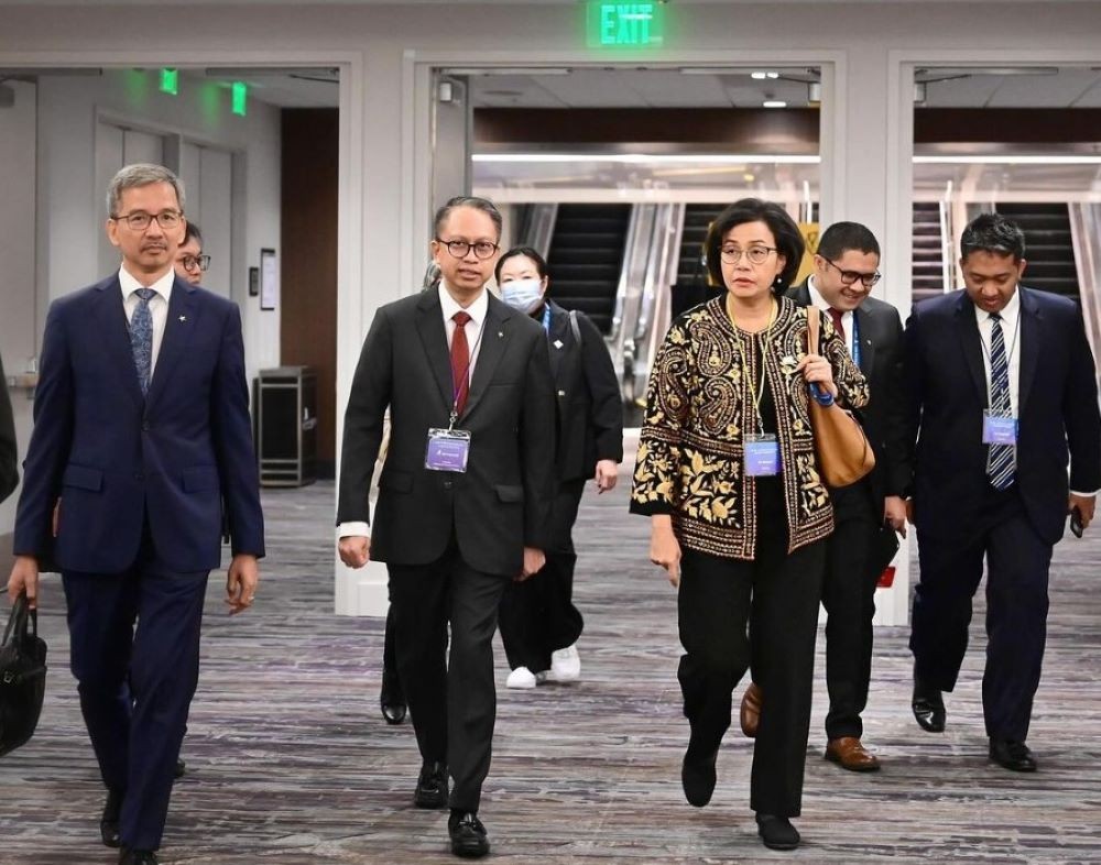 Hadiri IPEF, Sri Mulyani Dorong Kerja Sama Perdagangan Internasional Diperkuat. Foto: MNC Media.