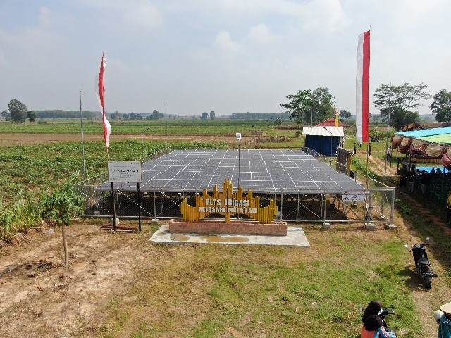 PLTS Irigasi Bukit Asam (PTBA) Dongkrak Produktivitas Petani di Lampung Tengah (Foto: MNC Media)