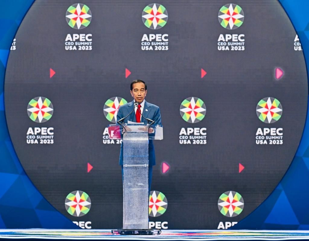 Jokowi Ajak Pebisnis APEC Tanam  Modal di Industri Kendaraan Listrik hingga IKN. (Foto: Biro Pers Setpres)