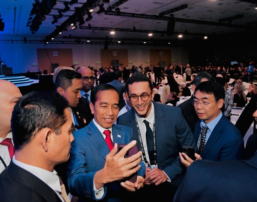 Jokowi Ajak Pebisnis APEC Agresif dan Cepat Manfaatkan Investasi di RI. (Foto: MNC Media)