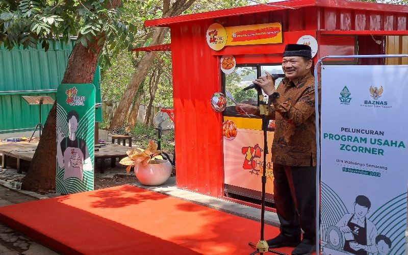 Dukung Mahasiswa Jadi Pengusaha, Baznas Luncurkan ZCorner di UIN Semarang. Foto: MPI