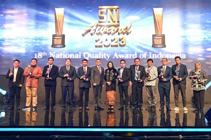 Konsisten Terapkan SNI, BSN Ganjar SIG (SMGR) Dengan Penghargaan Ini (foto: MNC Media)
