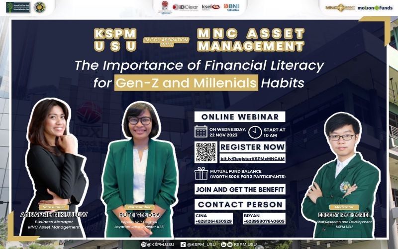 MNC Asset-USU Gelar The Importance of Financial Literacy for Gen-Z & Millennials Habits