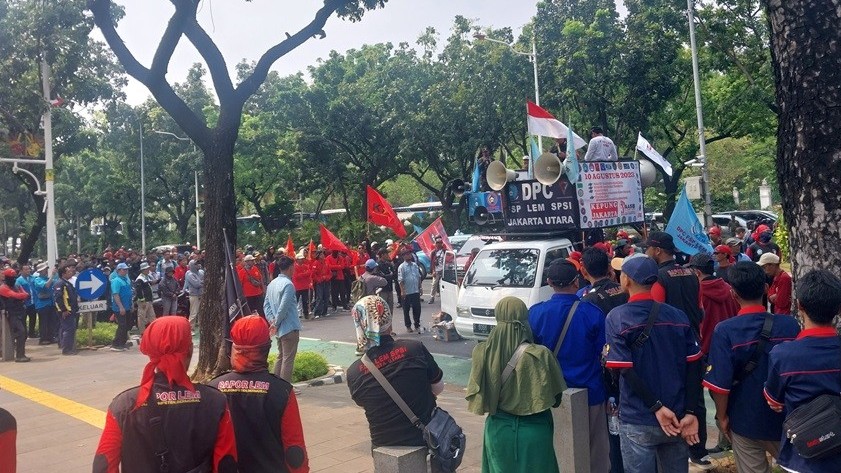 Siap Gelar Aksi pada 1 Mei 2024, Ini Dua Tuntutan Buruh (FOTO:MNC Media)