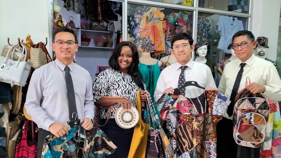 Pengusaha Namibia Buka Bisnis Batik usai Hadiri Trade Expo Indonesia. (Foto: MNC Media)