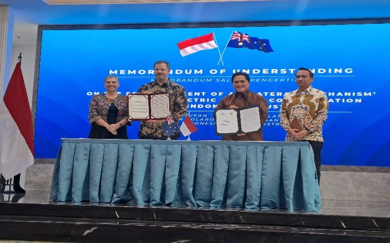 Indonesia-Australia Kerja Sama Ekosistem Kendaraan Listrik