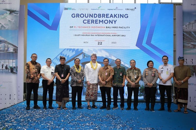 Proyek MRO Bandara Gusti Ngurah Rai Bali Dimulai, Ditargetkan Selesai Juli 2024. (Foto: Dok. AP I)