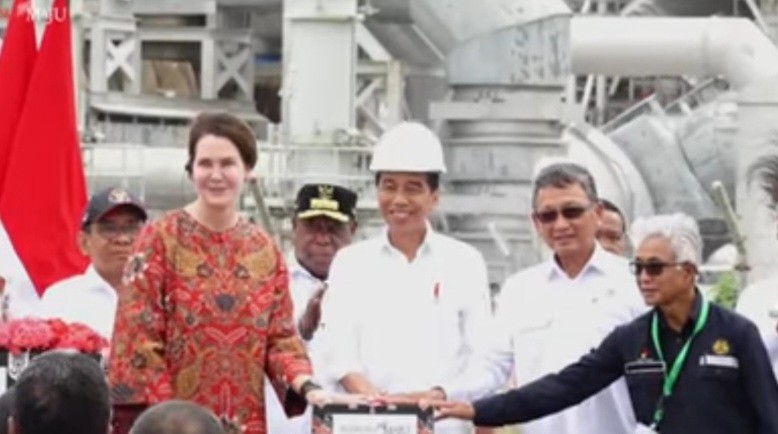 Jokowi Resmikan Proyek Strategis Nasional Tangguh Train 3 di Teluk Bintuni (FOTO:Dok Ist)