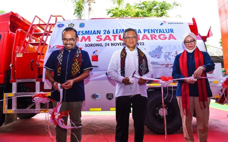 26 Penyalur BBM Satu Harga Diresmikan di Papua dan Maluku. Foto: Dok Kementerian ESDM