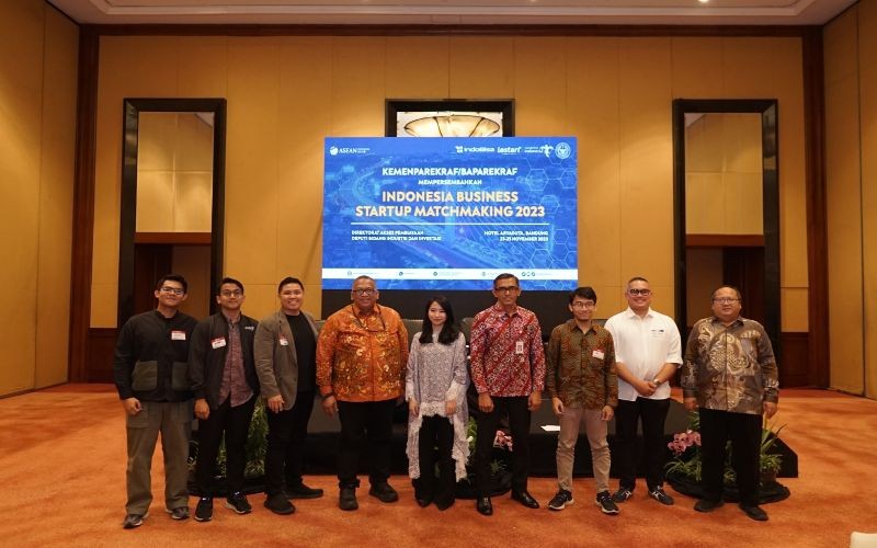 IndoBisa Pitch Conference 2023 Pertemukan Top 50 Startup Parekraf dan Modal Ventura. Foto: Dok Kemenparekraf