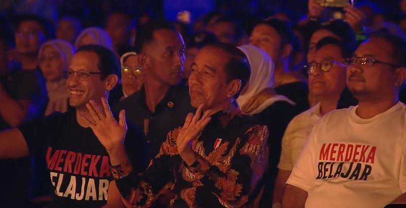 Jokowi: Tingkat Stres Profesi Guru Lebih Tinggi Dibanding Pekerjaan Lain (Foto Jonathan Simanjuntak)
