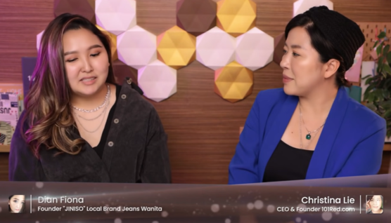 Kisah Sukses Dian Fiona pemilik Jiniso, Jeans Lokal Kekinian dengan 13 Rumah Produksi. (Foto: YouTube/Christina Lie)