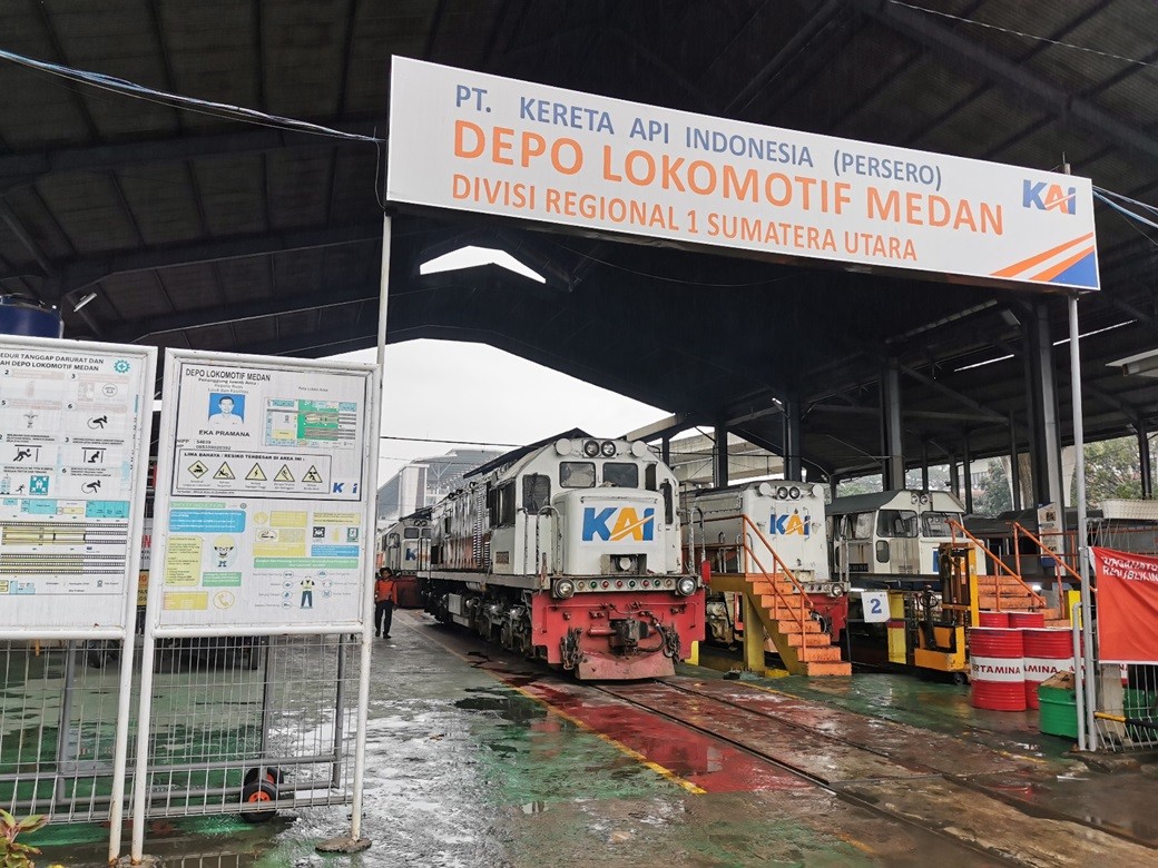 Jelang Nataru, KAI Sebut Ada Sembilan Titik Rawan Perjalanan KA di Sumut. (Foto KAI)