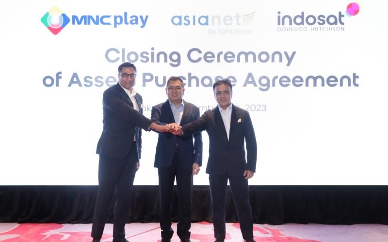 MNC Play optimistis kolaborasi dengan Indosat (ISAT) dan Asianet akan dongkrak kinerja korporasi. (MNC Media)