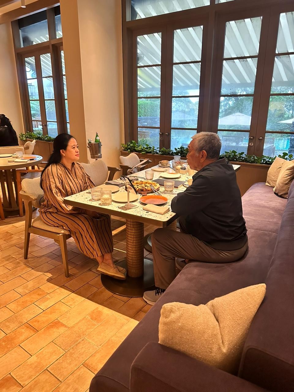 Luhut Terima Kunjungan Puan di Singapura: Bahas Kondisi Ekonomi hingga 2024 (FOTO:Dok Ist)