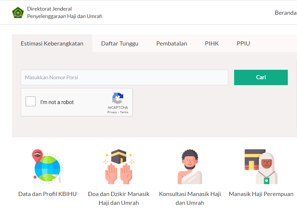 2 Cara Mudah Cek Porsi Keberangkatan Haji, via Website Kemenag dan Aplikasi Pusaka. (Foto: Kementerian Agama)