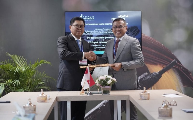 Bank Mandiri (BMRI) perkuat kolaborasi dengan Pupuk Indonesia (Dokumen Bank Mandiri)