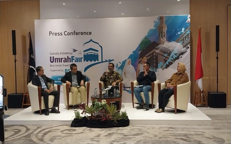 GUTF 2023 Tawarkan Tiket Jakarta-Jeddah PP Rp13,8 Juta. Foto: Ikhsan Permana