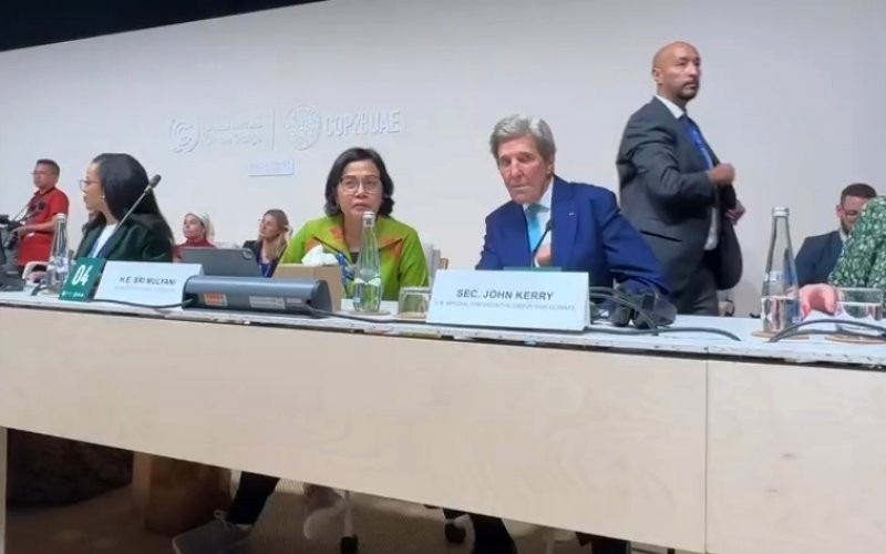 Menkeu Sri Mulyani Indrawati di Voluntar Carbon Market (VCM). (Instagram)