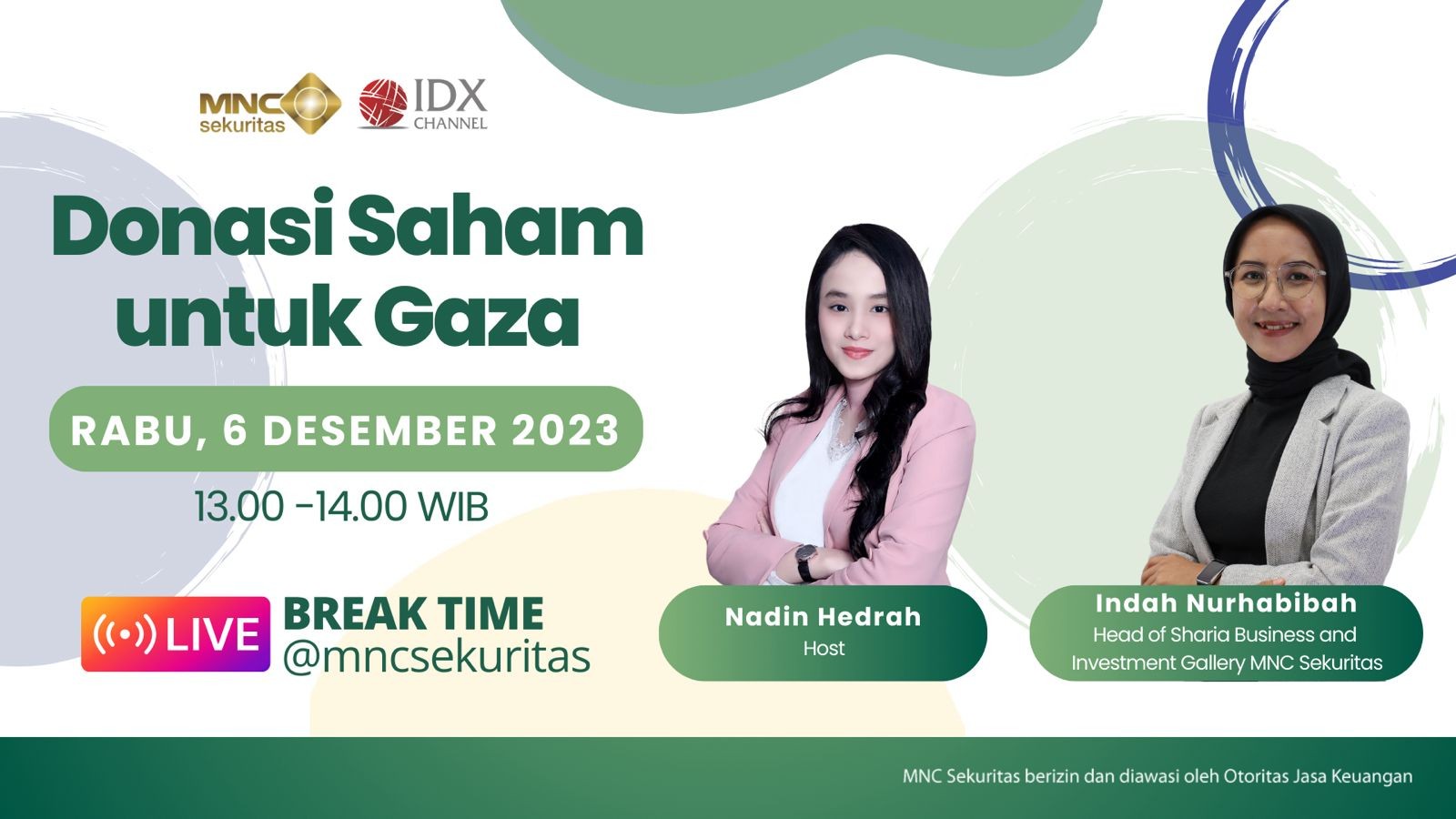 Saksikan IG Live MNC Sekuritas x IDXChannel Donasi Saham untuk Korban Gaza. (Foto: MNC Media)