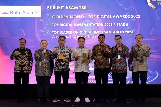 Digital Awards 2023 Bukit Asam Ptba Sabet Tiga Penghargaan