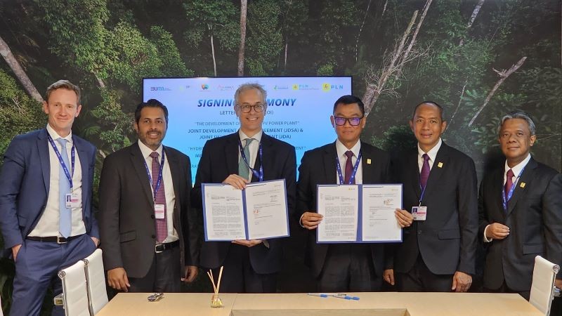 PLN Gandeng ACWA Power, Bangun 2 PLTS Terapung di Jabar dan Sumbar. (Foto: Dok. PLN)