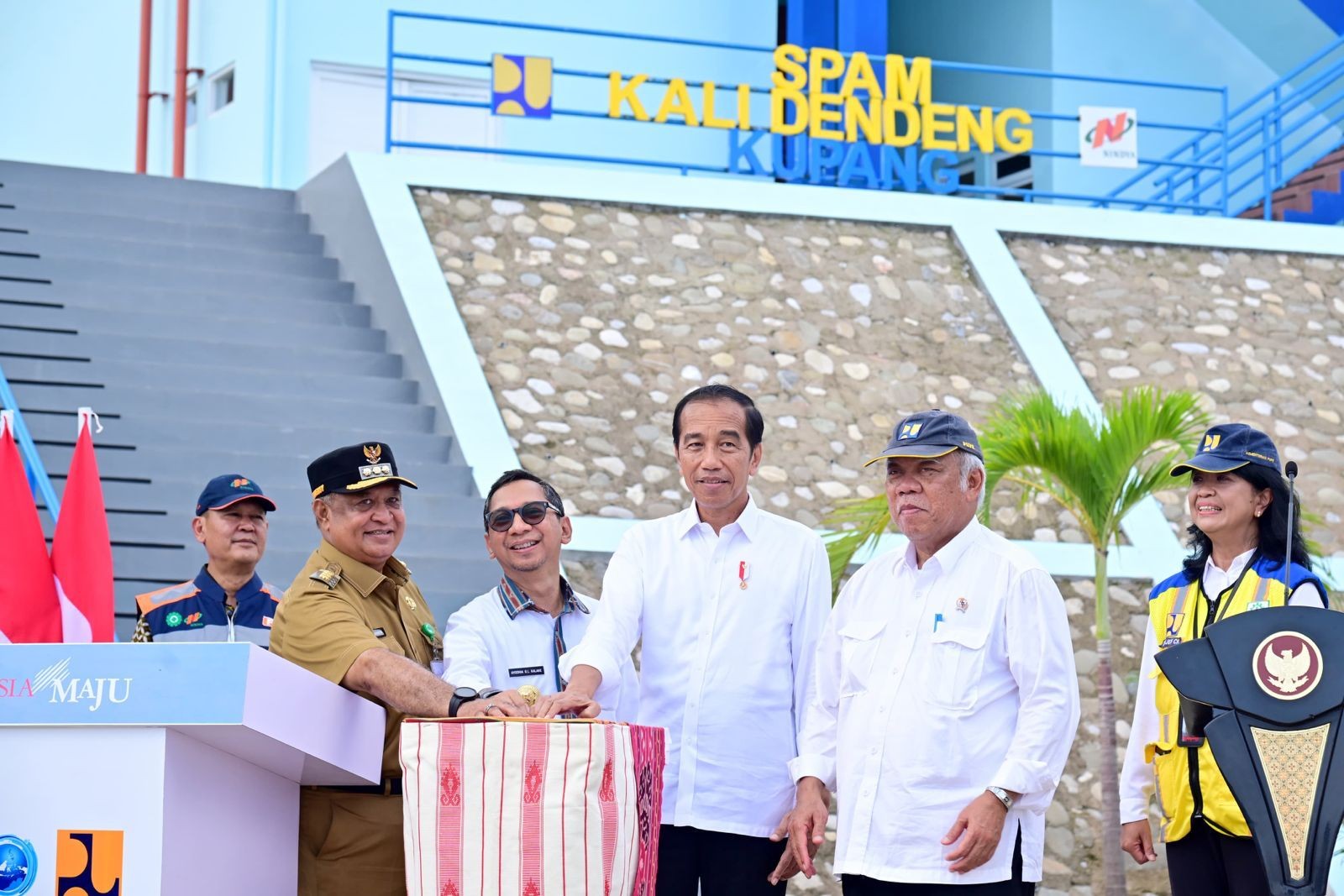 Resmi Beroperasi, SPAM Kali Dendeng Siap Tingkatkan Layanan Air Minum di Kupang (foto: MNC media)