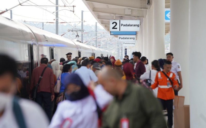 Total Barang Penumpang Whoosh yang Diamankan KCIC Capai Rp500 Juta. (Foto: MNC Media)