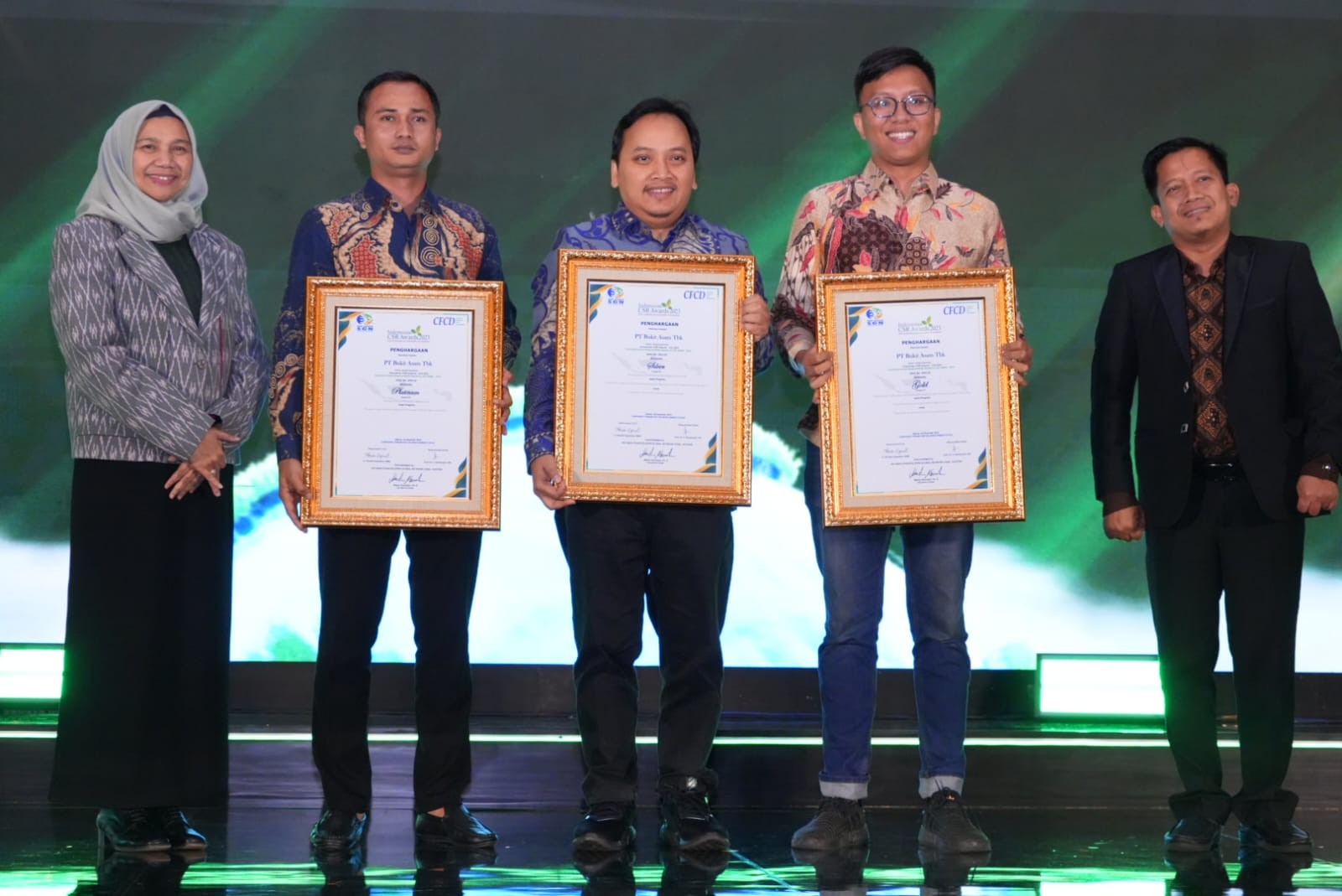 Laksanakan CSR Berkelanjutan, Bukit Asam (PTBA) Raih 3 Penghargaan ICA 2023. (Foto: Dok. PTBA)