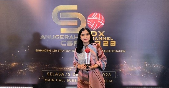 Desa Energy Berdikari Pertamina Sabet Piala Anugerah CSR IDX Channel 2023 (Foto: IDX Channel/ Dinar F)