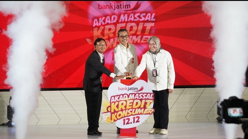 2.312 Debitur Bank Jatim (BJTM) Teken Akad Kredit Massal, Total Rp310 Miliar (Foto Ist)