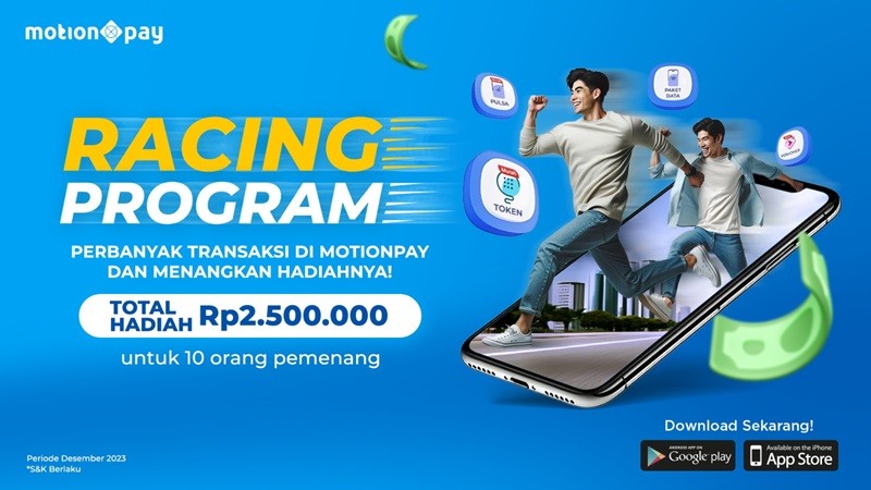 Ikutan Racing Program di Aplikasi MotionPay, Dapatkan Hadiah Rp2,5 Juta (Foto MNC Media)