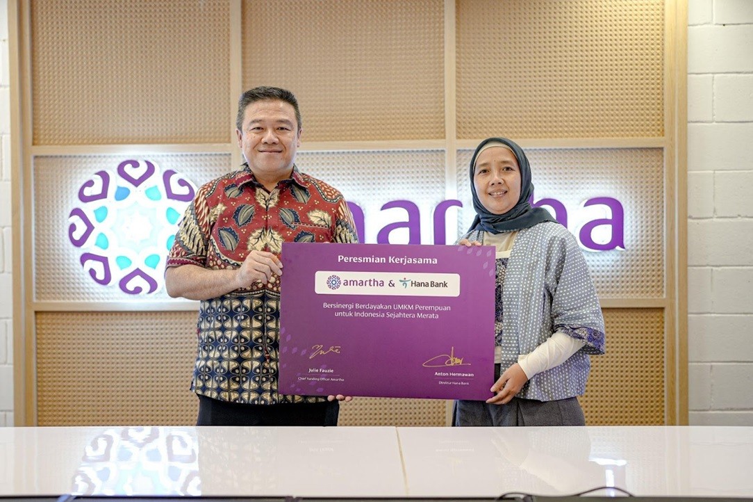 Amartha Gandeng Bank KEB Hana, Buka Akses Pembiayaan UMKM Perempuan (Foto Istimewa)