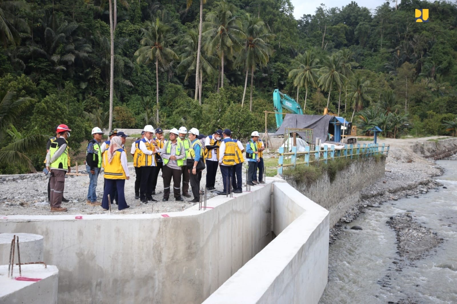 Antisipasi Banjir di Kota Palu, PUPR Benahi Sedimentasi di Sungai Imbas Gempa 2018. (Foto: MNC Media)