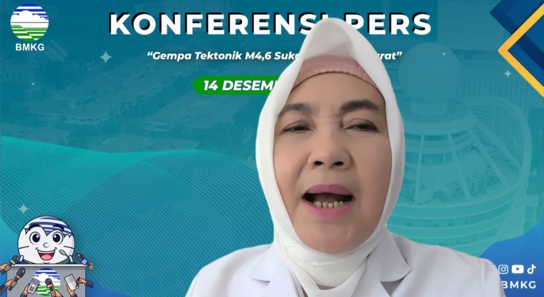BMKG Imbau Masyarakat Tenang dan Tak Terpengaruh Hoaks soal Gempa Sukabumi. (Foto: Refi/MNC Media)