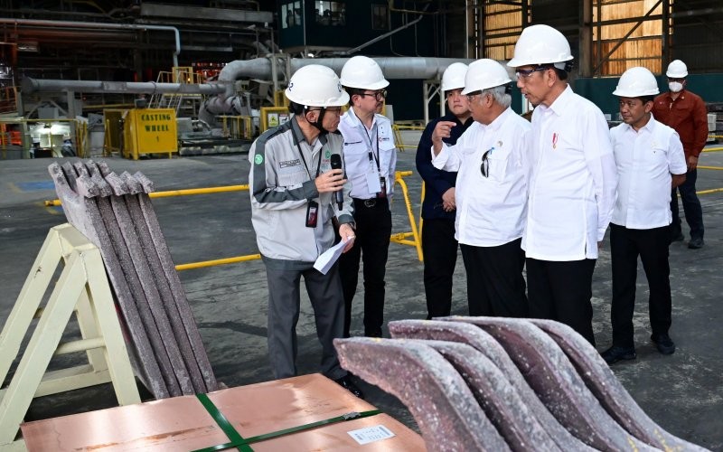 Resmikan Ekspansi PT Smelting, Jokowi Ingin Tingkatkan Kapasitas ...