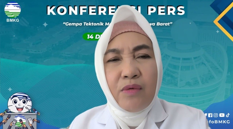 Ada Potensi Gempa Susulan di Sukabumi, Kepala BMKG Minta Masyarakat Tidak Panik. (Foto Tangkapan Layar Zoom)
