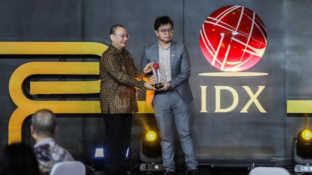 Yayasan Tarumanagara Raih Penghargaan Spesial dalam Anugerah CSR IDX Channel 2023 (foto: MNC media)