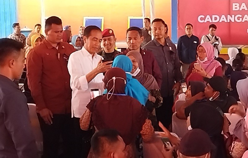 Jokowi Pastikan BLT El Nino Rp200 Ribu per Bulan Tetap Ada di 2024 (Foto Avirista)