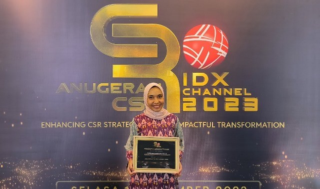 Bank Sampah Pertamina Patra Niaga Sabet Piagam Anugerah CSR IDX Channel 2023 (Foto: dok IDX Channel/ Dinar FM)