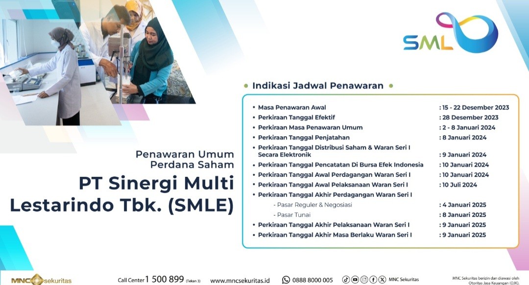 IPO Sinergi Multi (SMLE), Perkuat Posisi sebagai Distributor Bahan Baku Kosmetika (FOTO:Dok Ist)