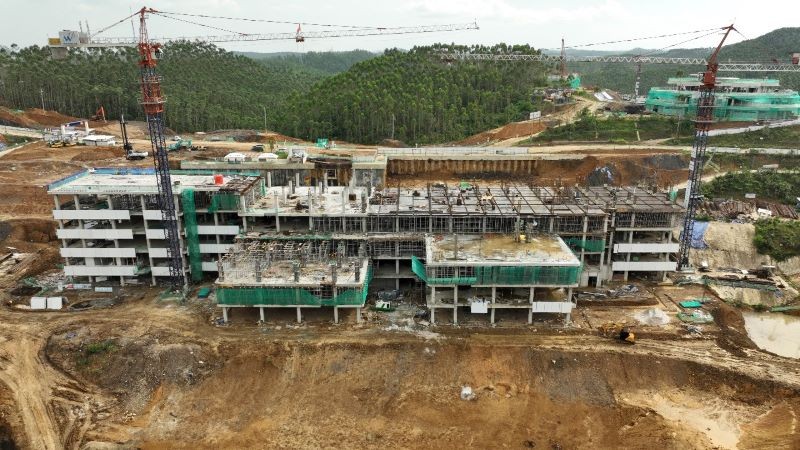 WSBP Suplai Readymix 44,3 Persen untuk Proyek Gedung Sekretariat Presiden di IKN. (Foto: MNC Media)